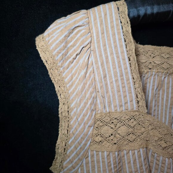 NWT Free People Alessia Mini Dress in Brown S - Picture 7 of 13